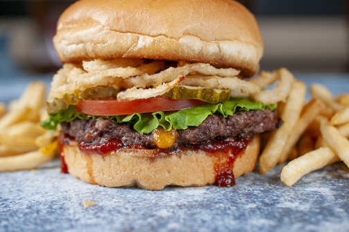 BBQ Haystack Burger